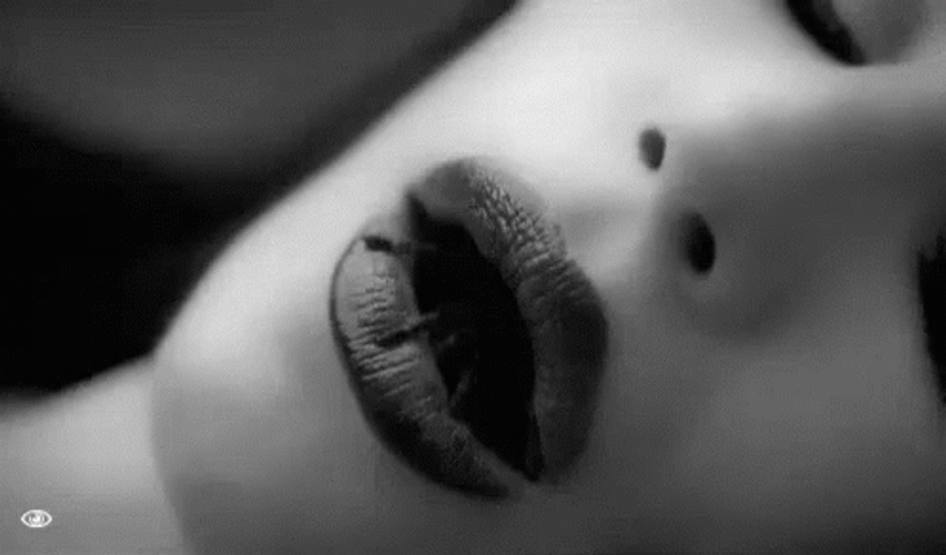 Scary Spider Crawling Out From Woman's Mouth GIF