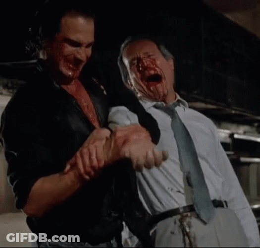 Scary Steven Seagal Breaking Bones GIF