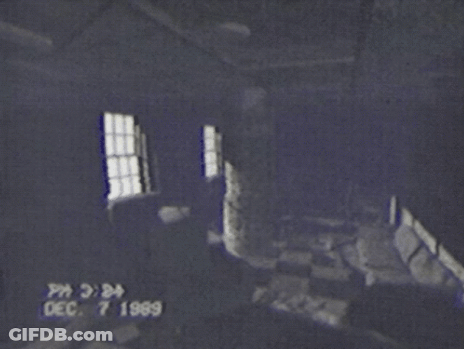 Scary Vintage Vhs Footage GIF