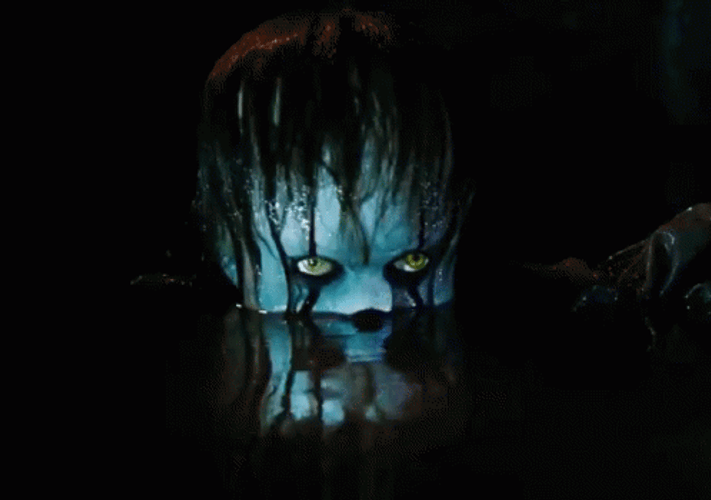 Scary Water Pennywise GIF