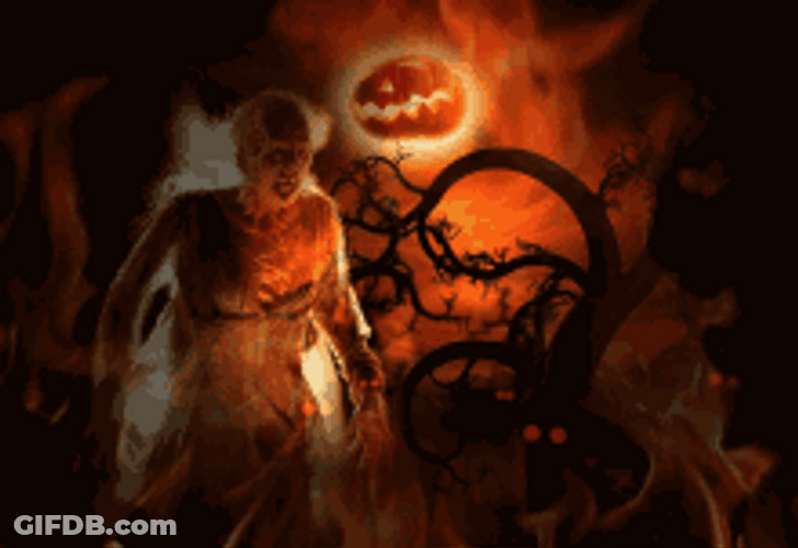 Scary Weird Wallpaper GIF