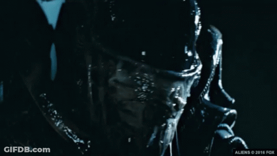 Scary Xenomorph Roar GIF