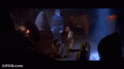 Scene From Movie Saying Greetings Exalted One GIF