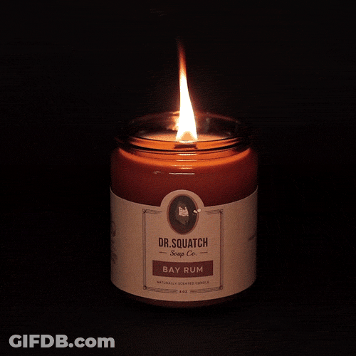 Scented Candle Burning GIF