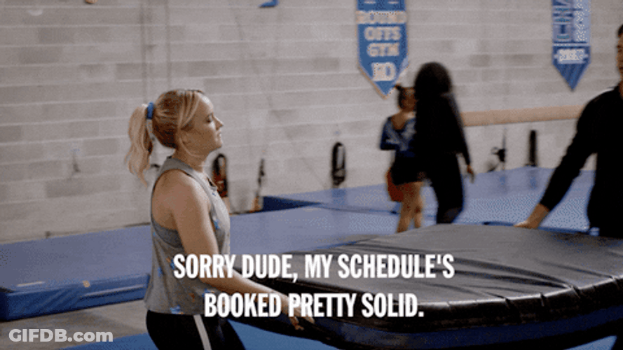 Schedule Is Booked Almost Family Roxy Doyle GIF