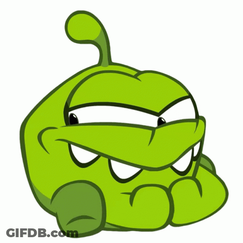 Scheming Om Nom GIF