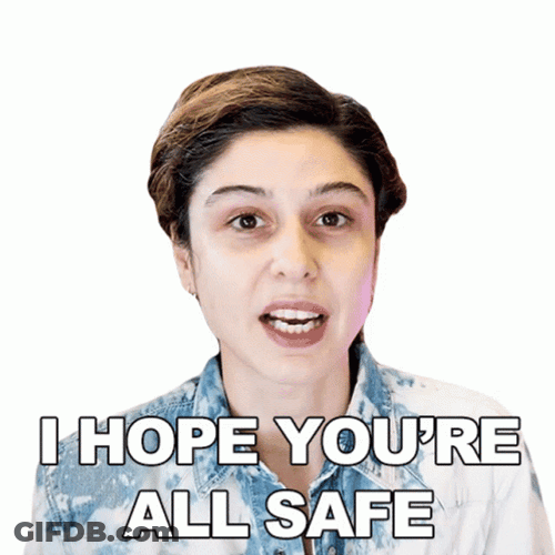 Scherezade Shroff Stay Safe GIF