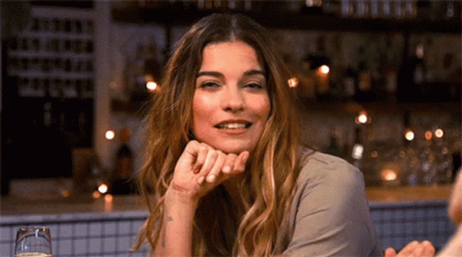 Schitt's Creek Alexis Rose Squints GIF