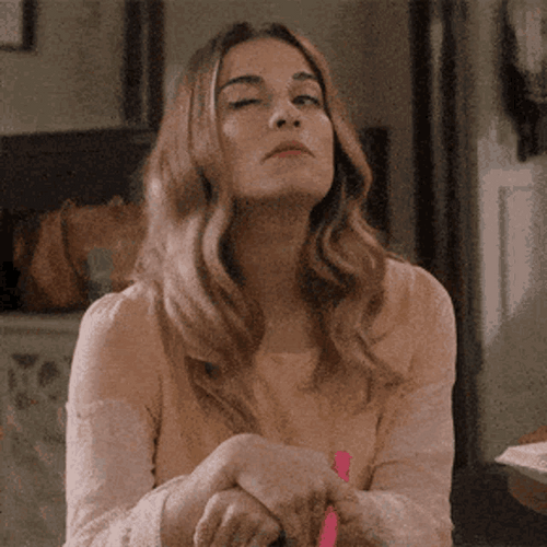 Schitt's Creek Alexis Rose Wink GIF