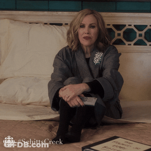 Schitt's Creek Cast Oh Sure GIF