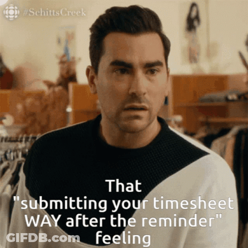 Schitt's Creek Dan Levy Disappointed Look GIF