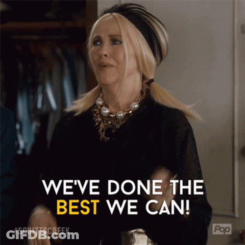 Schitt's Creek Moira Rose Weve Done The Best GIF