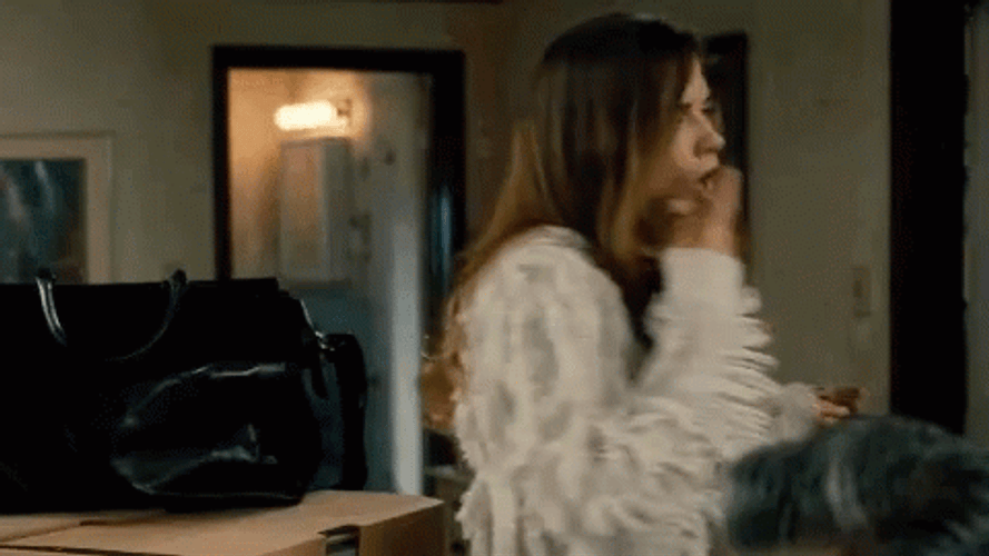 Schitt's Creek Shocked Alexis Rose GIF