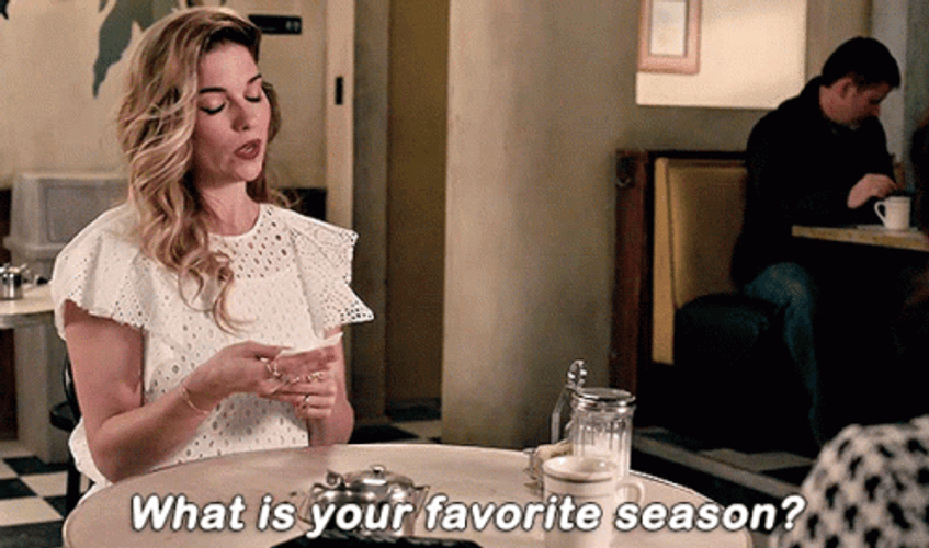 Schitt's Creek What Is Your Favorite Season GIF