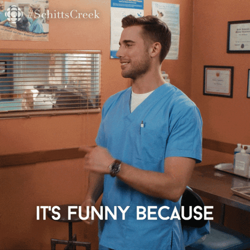 Schitts Acting As Doctor GIF