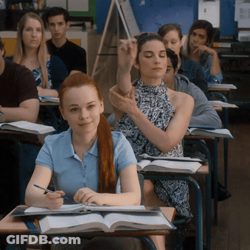 Schitts Creek Classroom Scene GIF