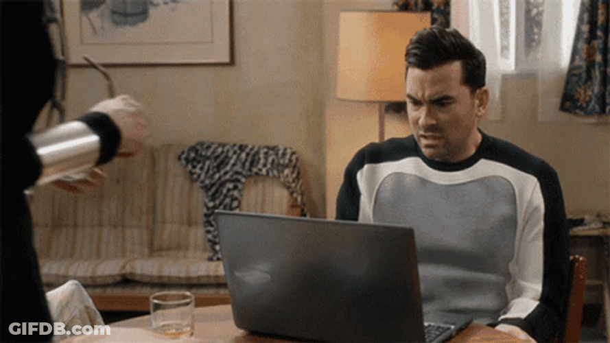 Schitts Creek David Rose Get Off Your Laptop GIF