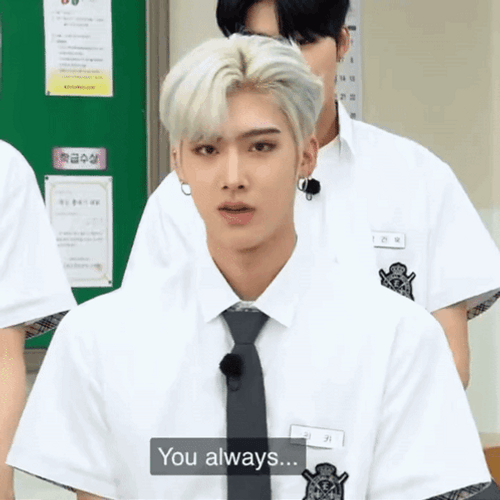 School Boy Ricky Eye Wink GIF