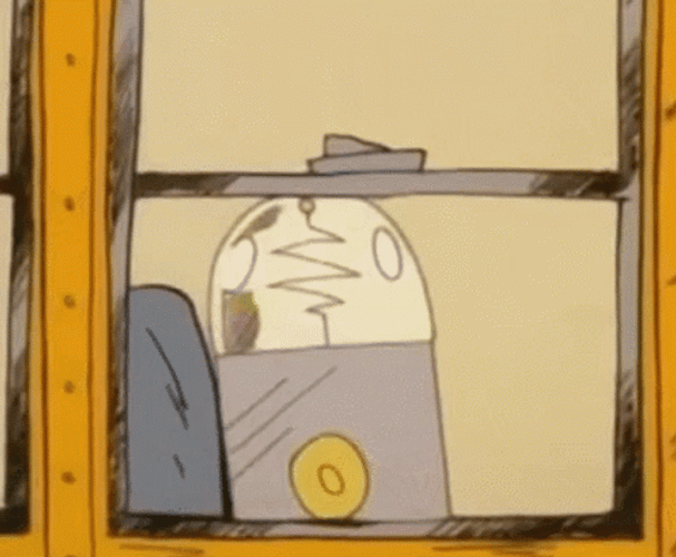 School Bus Hamster Trip GIF