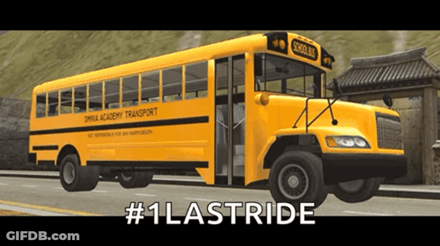 School Bus Last Ride GIF