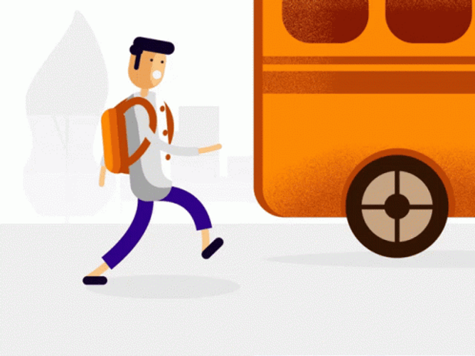 School Bus Running Late GIF