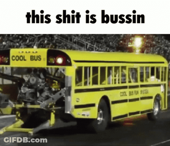 School Bus This Shit Is Bussin GIF