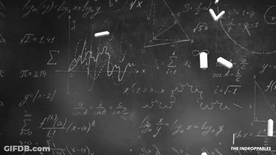 School Chalk Board GIF