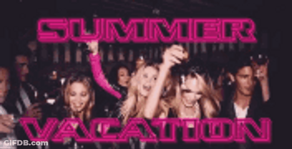 Schools Out For Summer I'm In Love Monster GIF