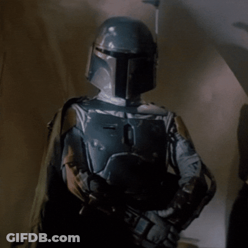 Sci Fi Boba Fett Helmet GIF