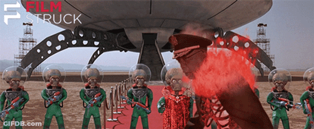 Sci Fi Film Struck Alien Soldier GIF