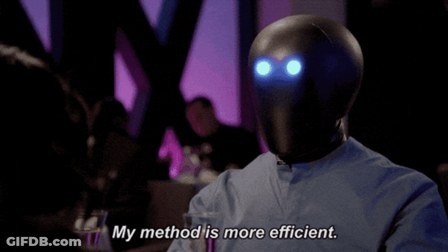 Sci Fi Robot Head Light Eyes GIF