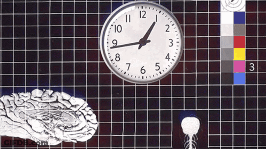 Science And Geometry Ticking Clock GIF