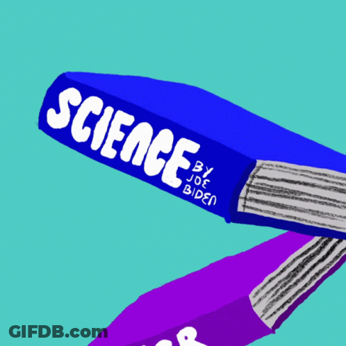 Science Book By Joe Biden On Over Fiction GIF