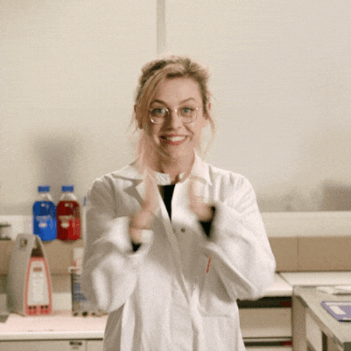 Scientist Clapping Hands GIF