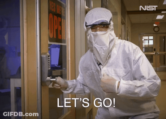 Scientist Lets Go GIF