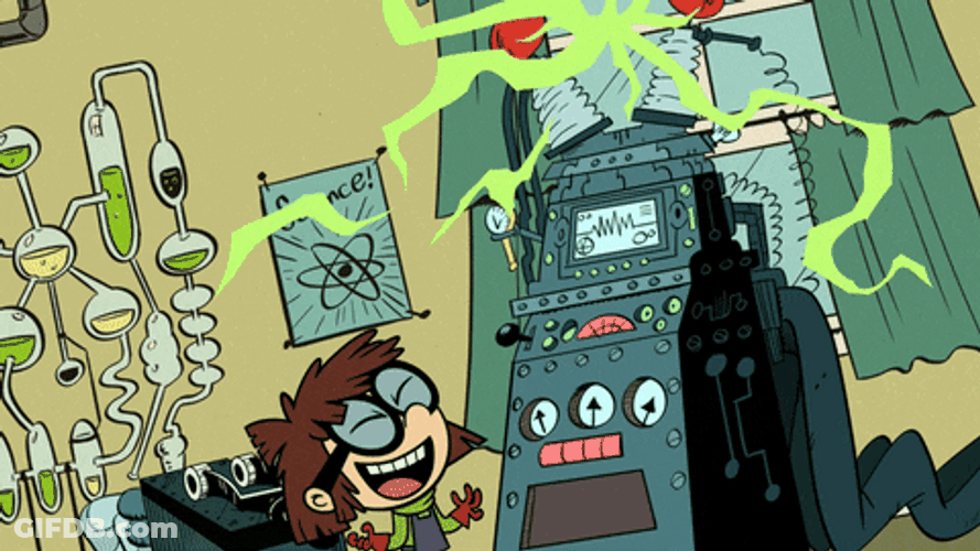 Scientist Lisa Loud Laughing GIF