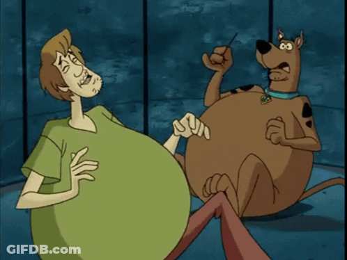Scooby Doo And Shaggy Having A Conversation GIF