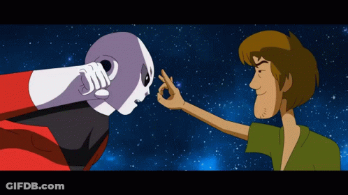 Scooby Doo And Skeleton Touching Foreheads GIF