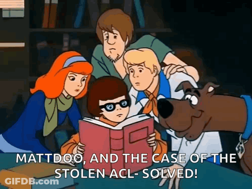 Scooby Doo And The Case Of The Stolen ACL Solved GIF
