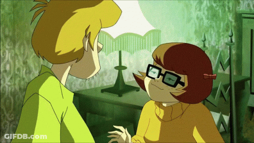Scooby Doo And Velma Kissing GIF