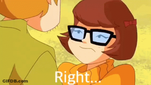 Scooby Doo And Velma Standing Together GIF