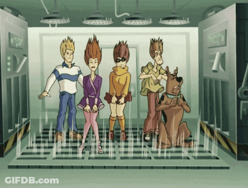 Scooby Doo Characters In A Room GIF
