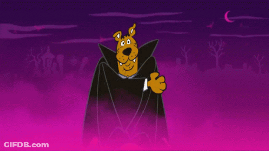 Scooby Doo Dracula Scoobtober GIF