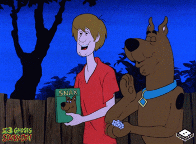 Scooby Doo Eating Popcorn Meme GIF
