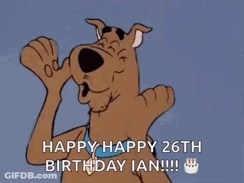 Scooby Doo Giving Thumbs Up Happy Birthday GIF