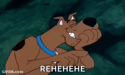 Scooby Doo Laughing Rehehe GIF