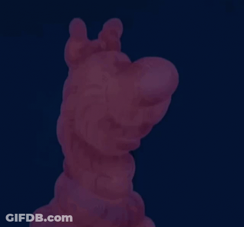 Scooby Doo Licking His Face Swimming GIF
