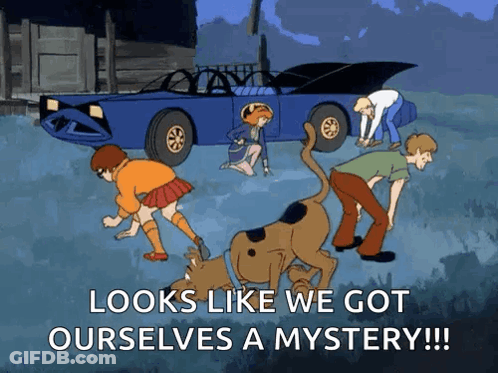 Scooby Doo Looks Like We Got Ourselves A Mystery GIF