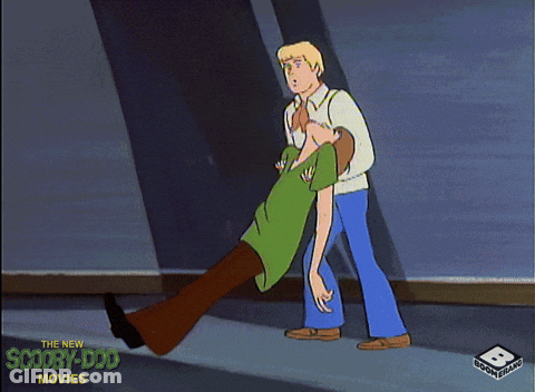 Scooby Doo Man Carrying Woman GIF
