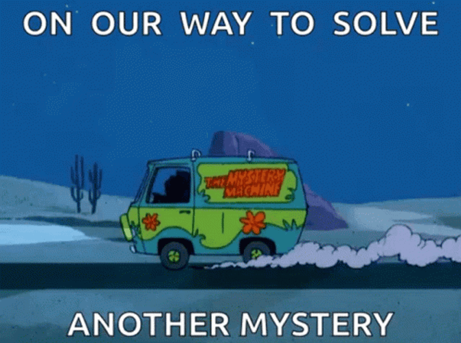Scooby Doo Mystery Machine Speeding Up GIF